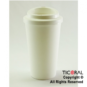 VASO TERMICO CAFE BLANCO 300 CC X 1